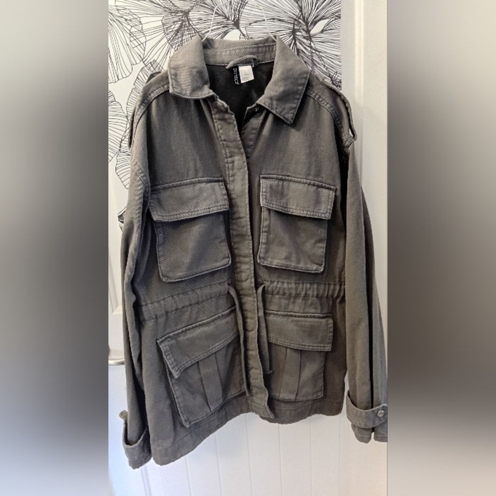 Woman's Gray Utility Jacket